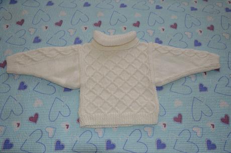 Silný zimní svetr, příjemná příze, 98