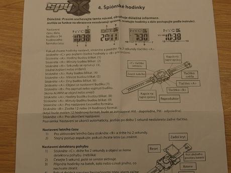 Velká špionská sada s dalekohledem spyx - j.nová,