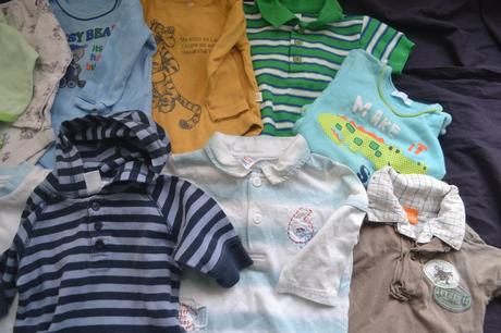 13x kojenecké oblečky na 3-6 měs.body..., 68–80