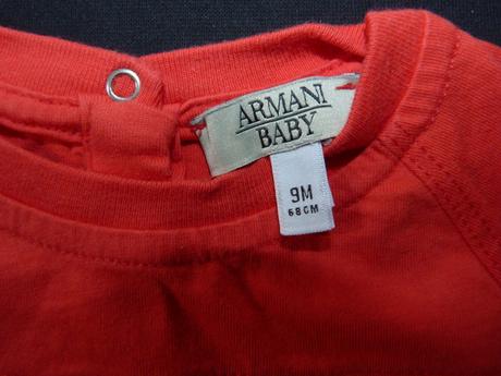 Armani baby tričko vel. 74, armani,74