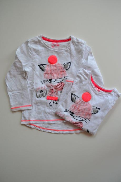 Bavlněné tričko s kočičkou - 2ks, 98