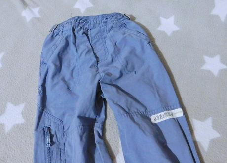 Plátěné kalhoty junior vel.86/92, 92