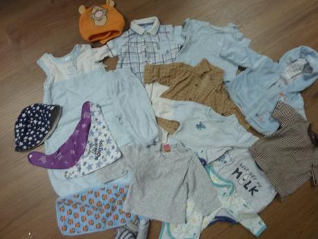 Mix oblečení vel. 62-74 - 18ks, 68–80