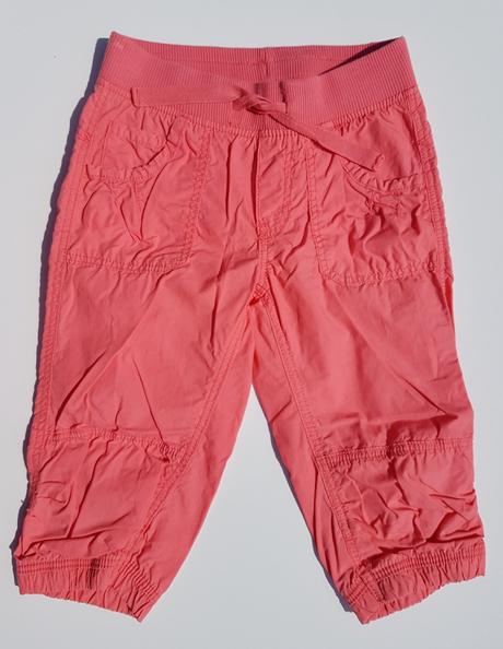 G190 dívčí plátěné 3/4 kalhoty vel. 116, l.o.g.g.,116