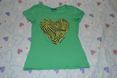 146 zelené tričko triko se srdcem, crashone,146