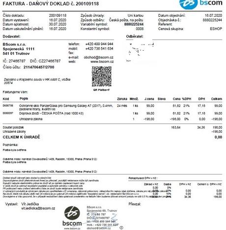 Ochranné sklo panzer glass samsung galaxy a7 2017, 