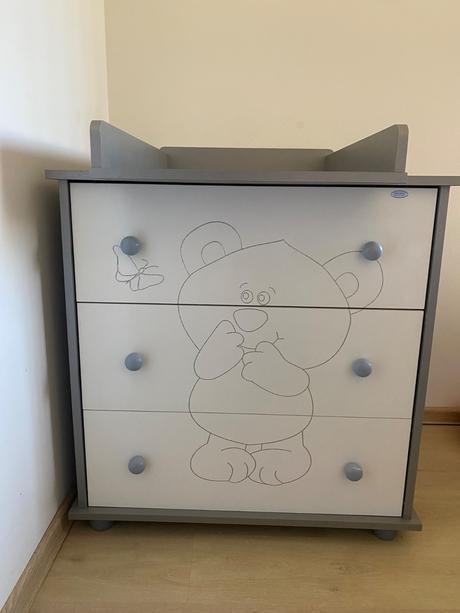 Postýlka + matrace a přebalovací komoda, šířka (cm): 60,délka (cm): 120