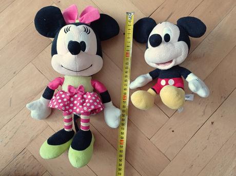 Plyšák minnie, mickey mouse, 