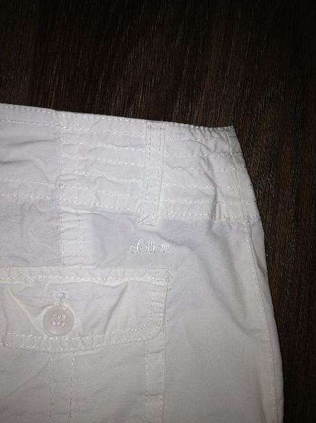 Bílé 3/4 kalhoty s.oliver, s.oliver,34