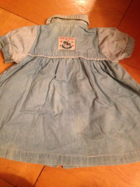 Dívčí šaty medvídek na houpacím koni vel. 74 - 86, 74