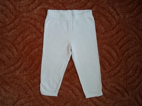 Bílé legíny legínky kraťasy, alive,134