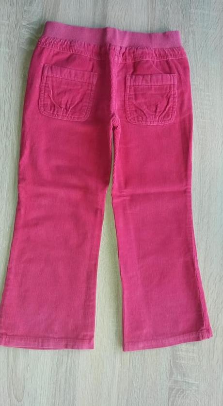 Růžové manšestráky ff vel. 110, f&f,110