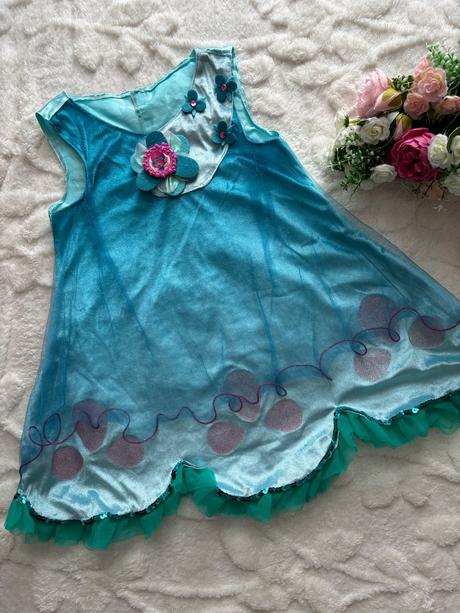 K5/ kostým šaty trolové - v.cca 98/104, 