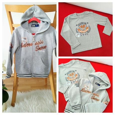 Luxusní mikina tepláková bunda s kapucí 3r, 98, 98