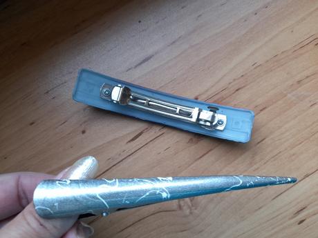 Sponka na culík namalovaná a skřipec do vlasů, 