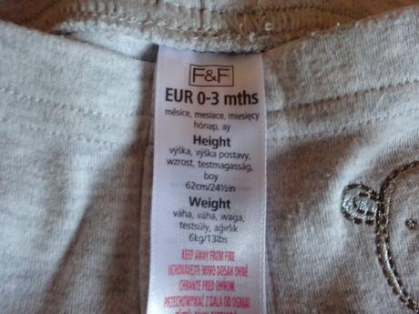 2x tepláky, vel. 62, f&f,62