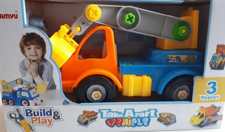 Auto šroubovací, bagr, 30cm, kamyu,