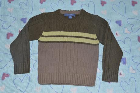 Khaki svetr vel. 98/104, 104
