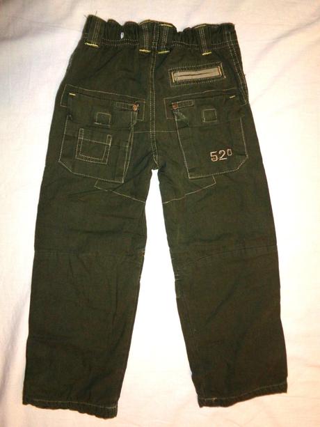 Khaki kalhoty, okay,110