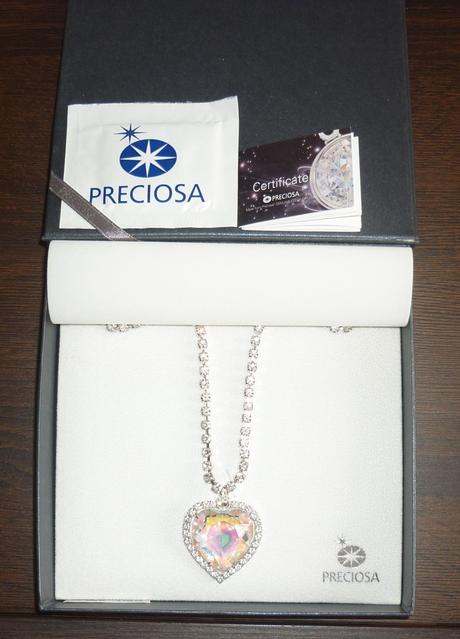 Preciosa třpytivý náhrdelník crystal ab 2025 42,
