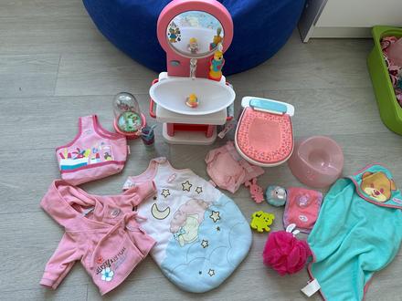 Zapf baby born - koupelna s doplňky, 
