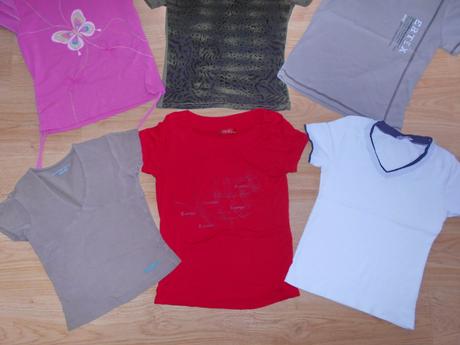 Dívčí trika od vel.128-158             9  kusů, 128