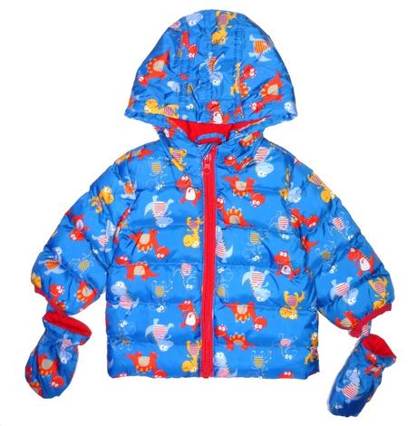 Zimní bunda s rukavičkami vel.68, m&co,68