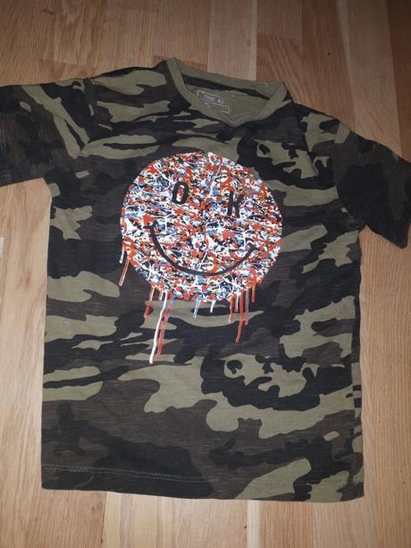 Maskáčové tričko 122 next, next,122