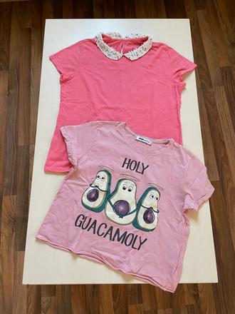 Triko s límečkem + avokádo navíc, dírky vel cca s, s