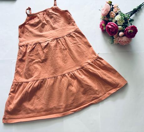 Ob/ šaty losové barvy - v.7/8 let, nutmeg,128