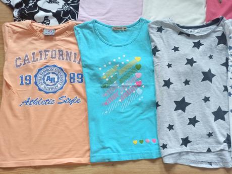 Trika dívčí s dlouhým rukávem vel.128-146, 128