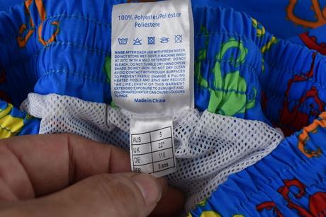 Koupací kraťasy vel. 5 let, 110