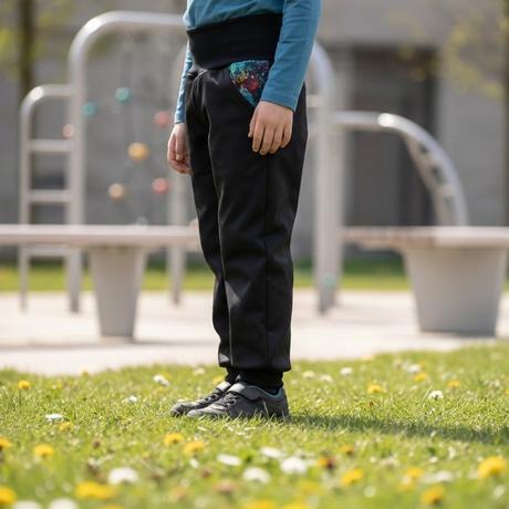 Softshellové kalhoty s fleecem, 80 - 152