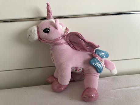 Plysovy jednorozci ruzovy a fialovy,