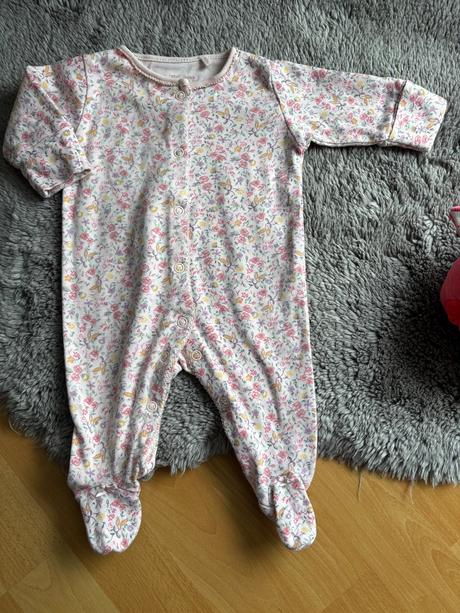 Overalek s kvítky zn. next baby - v.0/1 měs, next,56