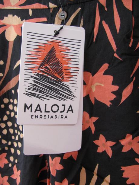 Barevné tenké kotníkové letní kalhoty maloja, l