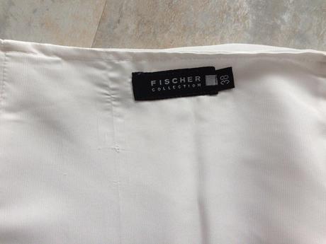 Bílá zavinovací sukně pro rostoucí bříško vel.38, s