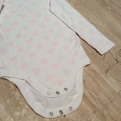 Bavlněné body se srdíčky zn. tu, tu,98