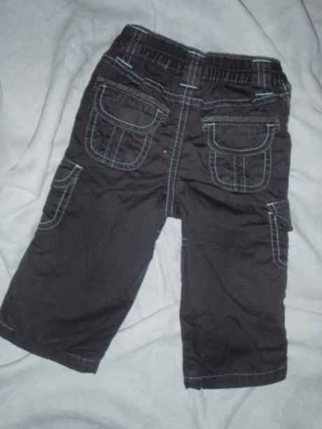 Nádherné podšité kalhoty - tyrkysové prošívání, george,68