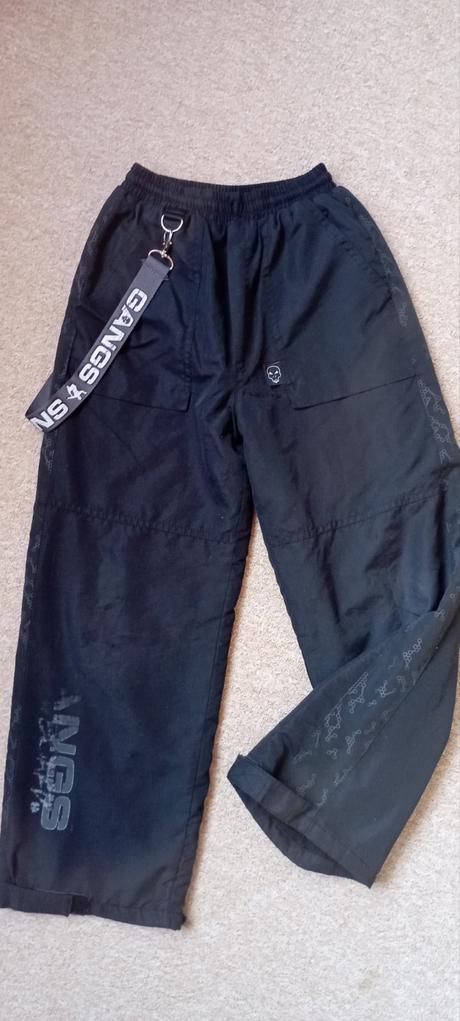 Oteplené kalhoty zn."gangs" vel."134", 134