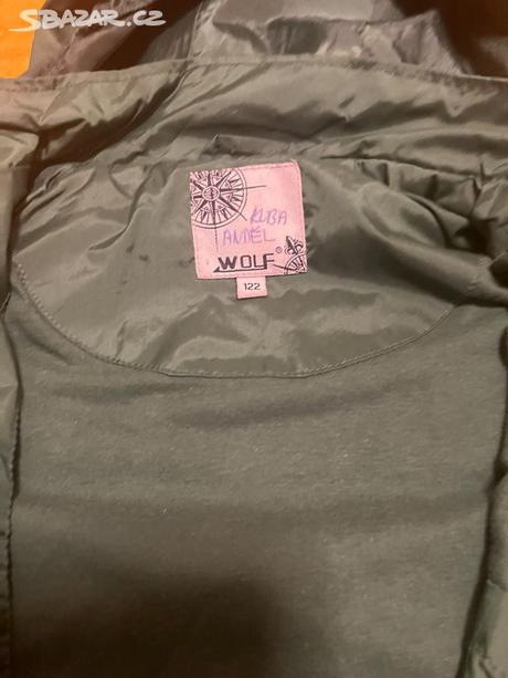 Šusťáková souprava podšitá bavlnou wolf, wolf,122