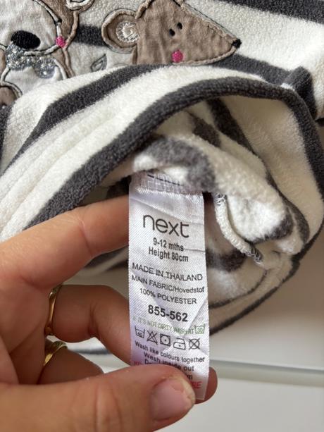 Mikina flecová- v.9/12 měs. zn. next, next,80