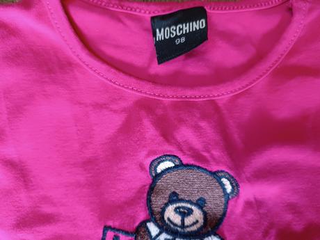 Letní šaty s medvídkem, zn. moschino,vel.98 (2-3r), moschino,98