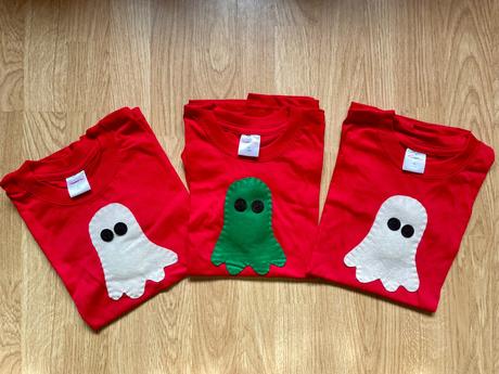 Pískací trička - handmade, 110 / 128 / 140 / 152