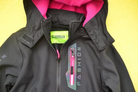 Podzimní softshellová dívčí bunda v.116, 116