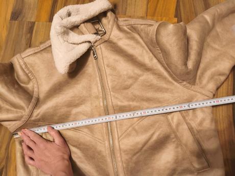 Zimní bunda beránkem oversize s-l, amisu,m