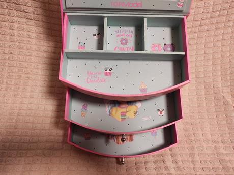 Dětská šperkovnice topmodel, 