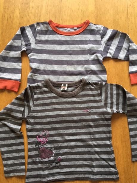Šedá proužkatá trika s dl.rukávem vel.86, next,86