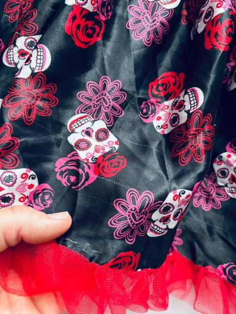 Ob/ šaty costlivá la catrina - v.5/6 let, 