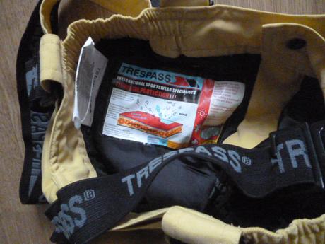 Lyžařské kalhoty trespass 4-5, 110